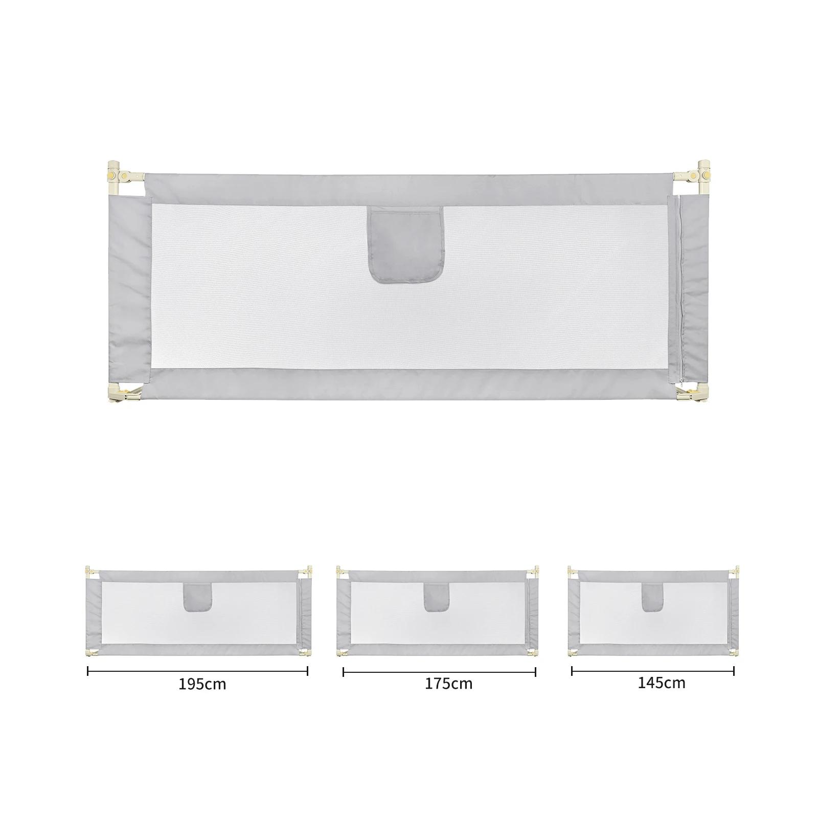 Barrière de lit pour enfants, 1 barrière de lit, 150 cm/180 cm/200 cm, barrière de lit portable pour