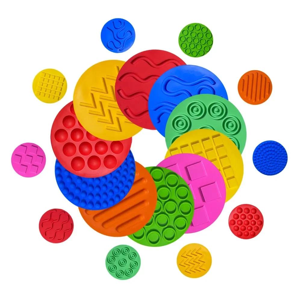 Polymères d'entraînement mentaires oriel tactile pour enfants, coussin d'acupression, coussin de pre