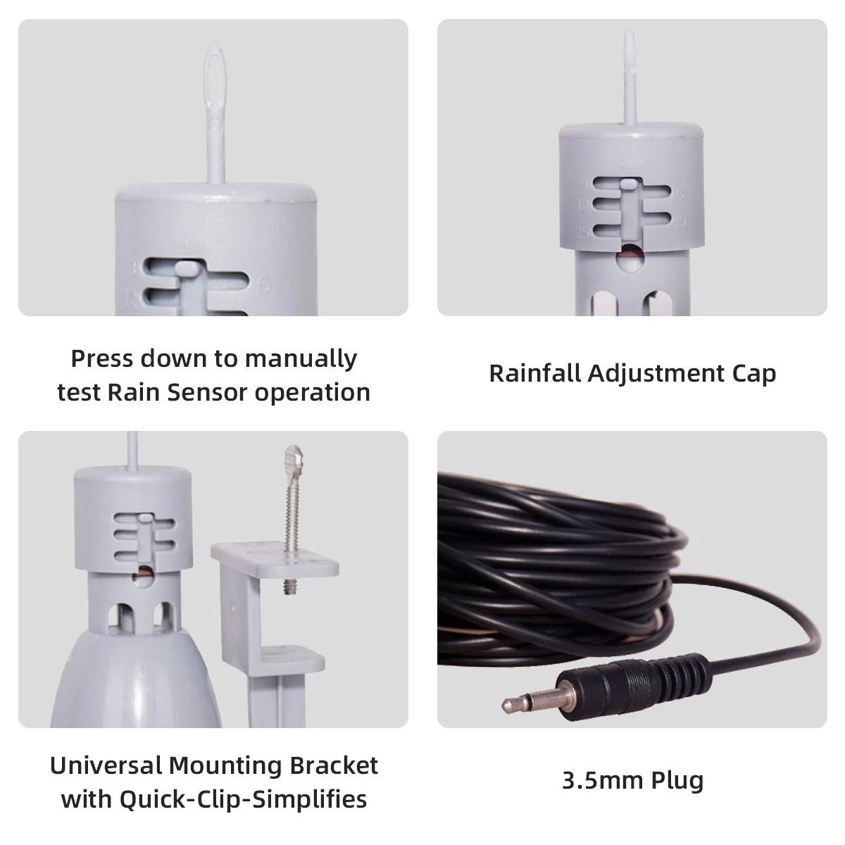 Mini Capteur De Pluie Interrompre Automatiquement Système D'arrosage pour Jardin Minuterie D'eau D'i