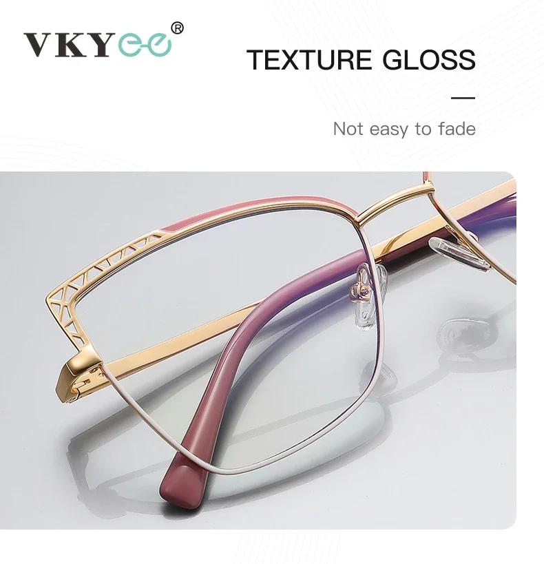 VICKY mode cadre optique marque Design femmes lunettes peuvent personnalisés Prescription Anti-lumiè