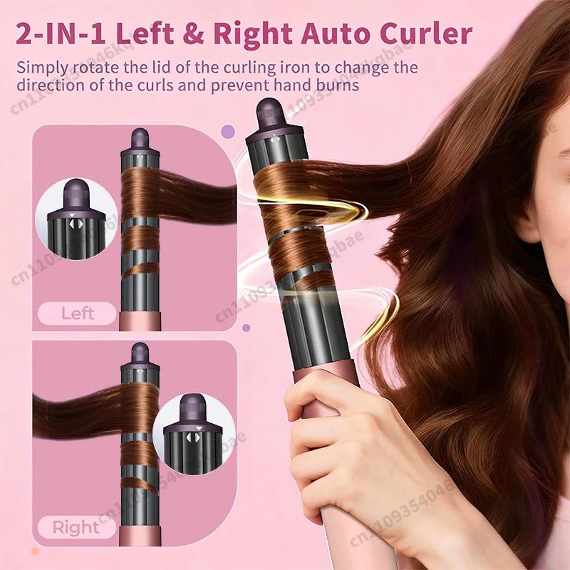 Sèche-cheveux multi-styles 6-en-1 Sencicimen avec brosse ionique négative pour coiffage automatique 