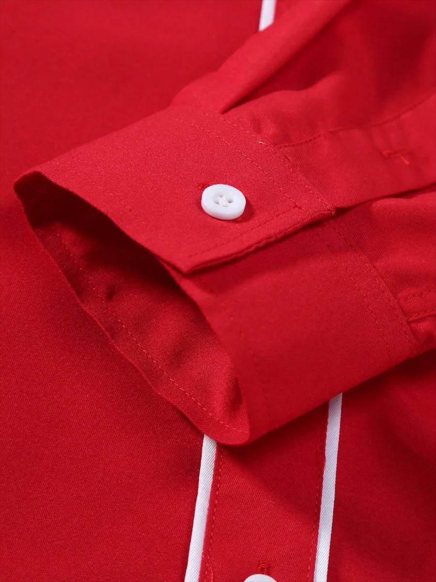 Chemise à manches longues et revers pour hommes, Simple et décontractée, chemise de danse de rue, ta