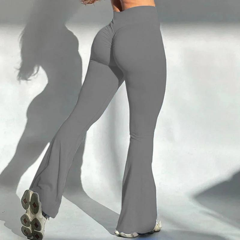 Taille haute entraînement Yoga Leggings Fitness bout à bout Scrunch fesses sport pantalons de gymnas