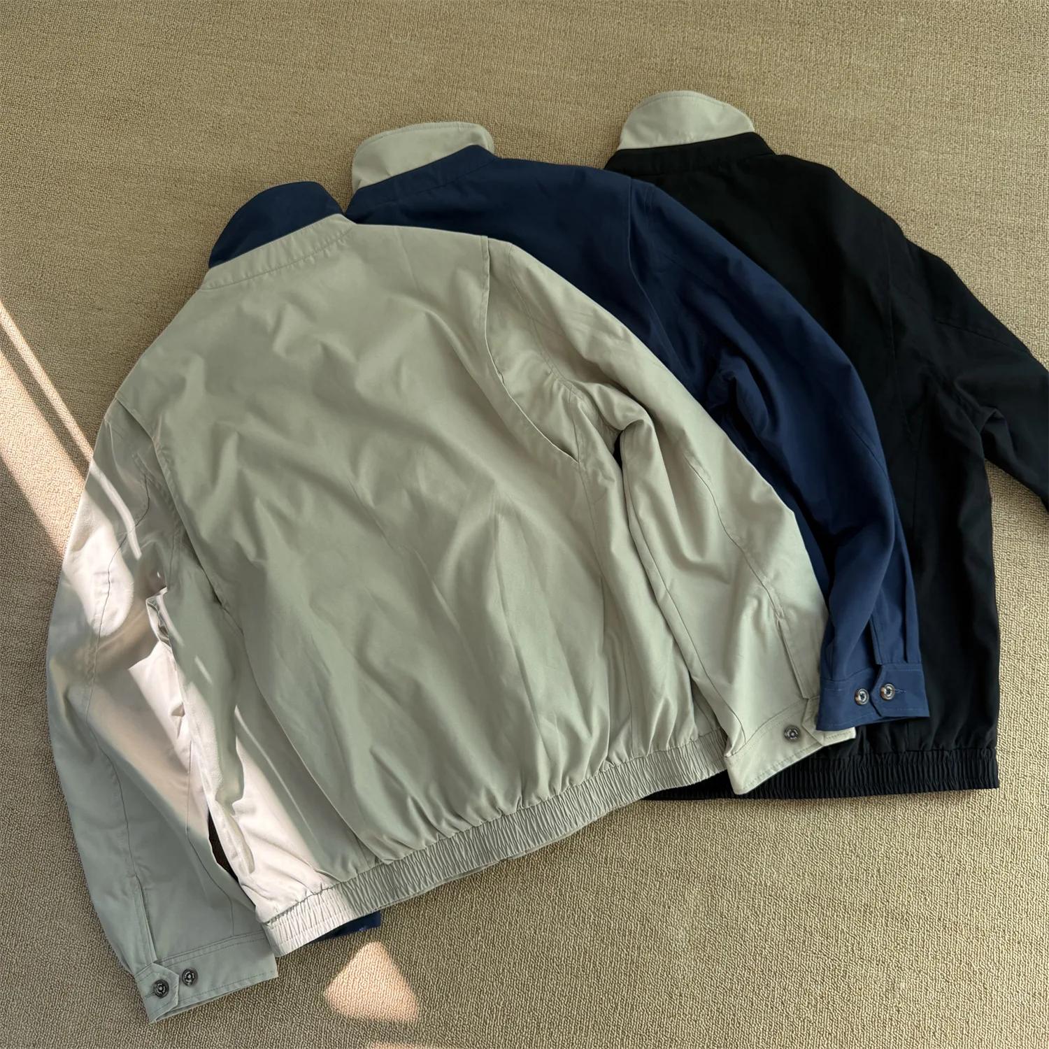 Vestes et manteaux légers pour hommes, vêtements pour hommes, veste polo, veste unisexe style old mo