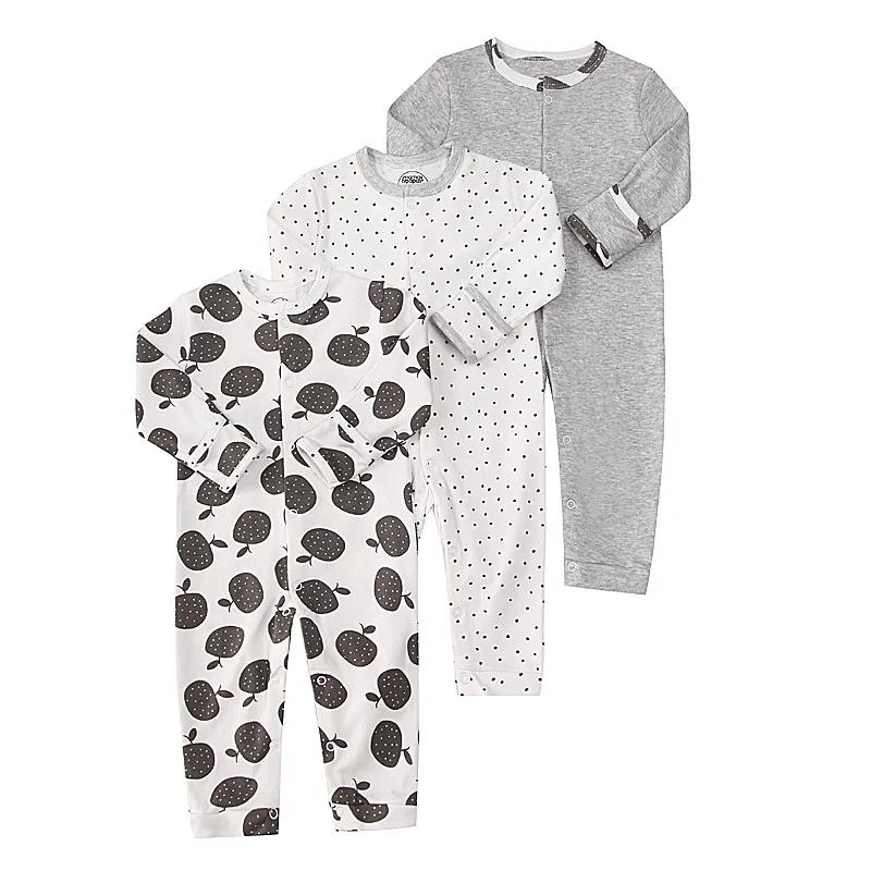 IYEAL 100% coton nouveau-né barboteuses bébé garçon fille enfant en bas âge vêtements 3 pièces/lot i