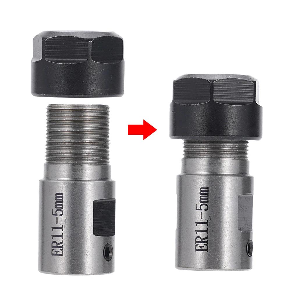 Tige d'extension de diamètre intérieur de moteur 8 pièces/ensemble ER11A 5mm + 7x1mm-7mm ER11, suppo