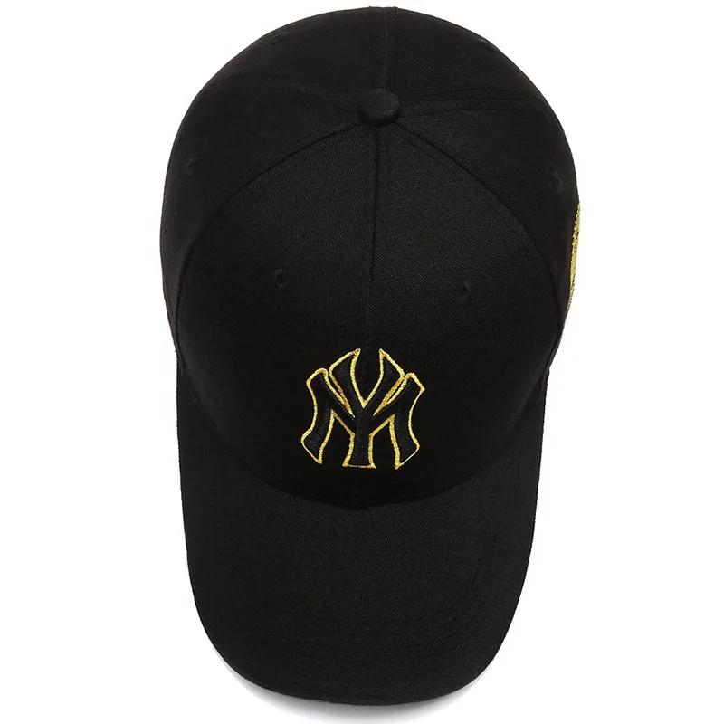 Chapeaux quatre saisons pour hommes, tendance, noir, rétro, brooklyn, lettre brodée, Baseball, coton