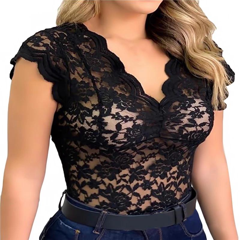 Femmes été Sexy dentelle Crochet Cardigan décontracté couleur unie hauts femme tendance dentelle évi