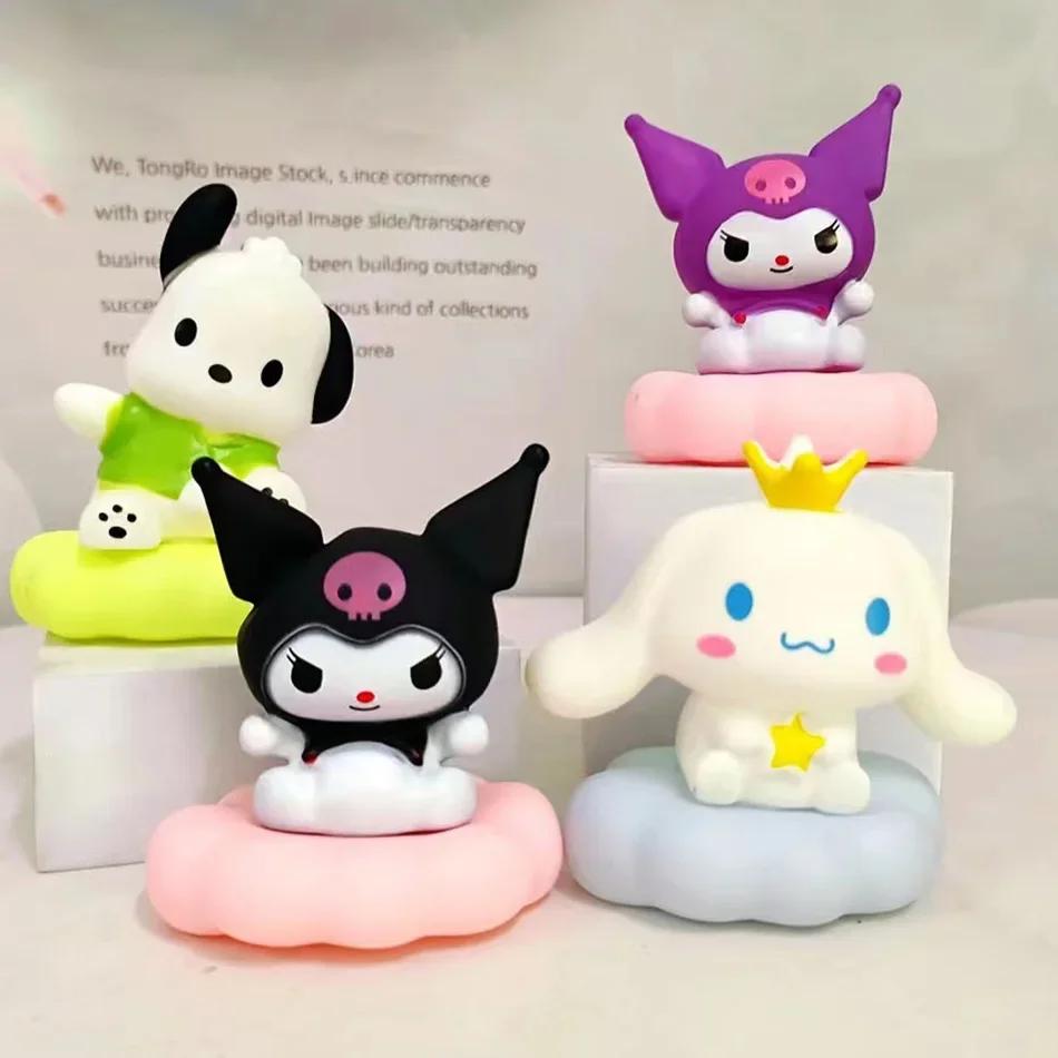 Nouvelle lampe de nuit de style japonais Sanrio, en émail, en forme de nuage, avec des personnages d