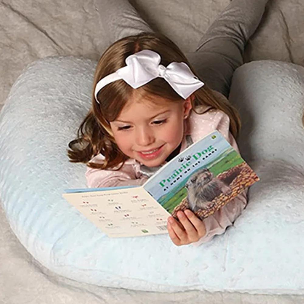 Coussin d'Allaitement Amovible pour Jumeaux, Doux, Anti-crachat de Lait, Multifonctionnel