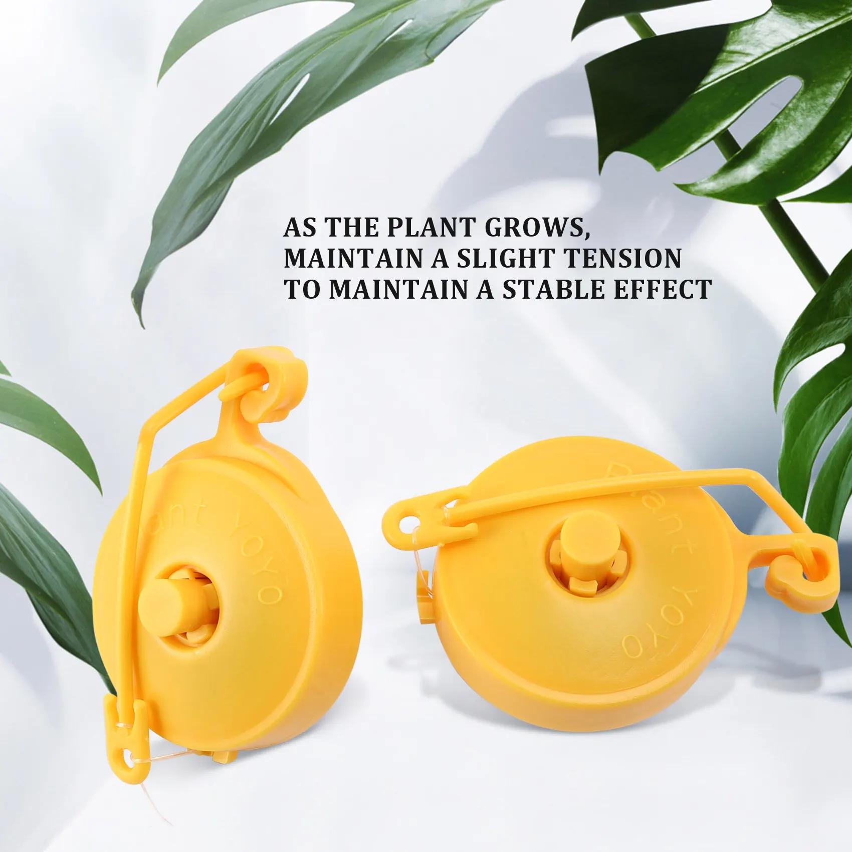 Cintre pour plantes Yoyo avec bouchon, support de plantes d'intérieur réglable, lot de 10