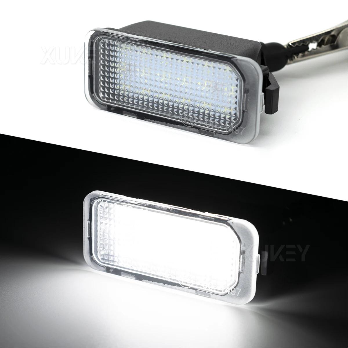 2x LED numéro plaque d'immatriculation lumière xénon blanc lampe unités de remplacement pour Ford FO