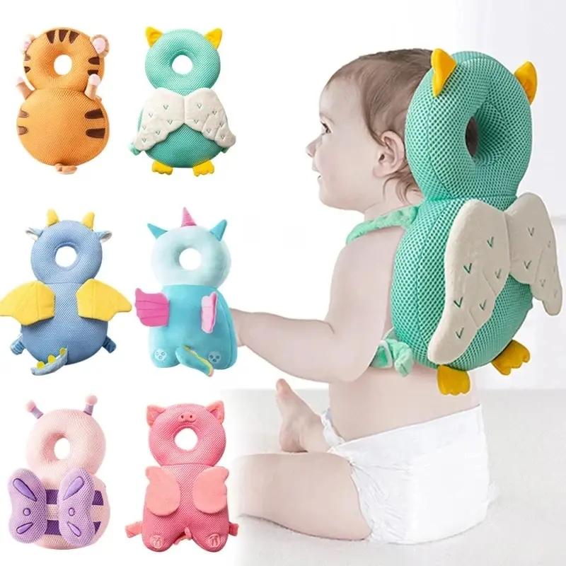Oreiller Anti-chute pour enfants, 1 pièce, oreiller de tête pour bébé en bas âge, oreiller respirant