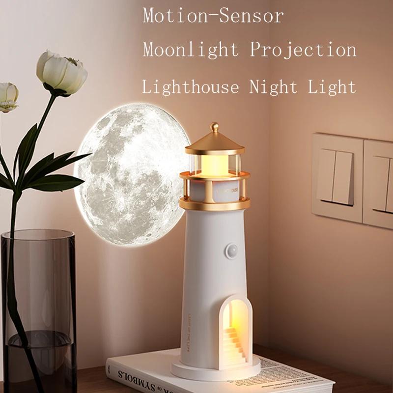 Lampe lunaire Projection phare lampes veilleuse télécommande Bluetooth musique capteur de mouvement 