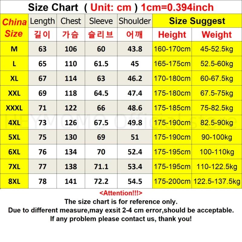 Grande taille 6xl 7xl 8xl veste hommes décontracté automne printemps col montant coupe-vent Sport ma