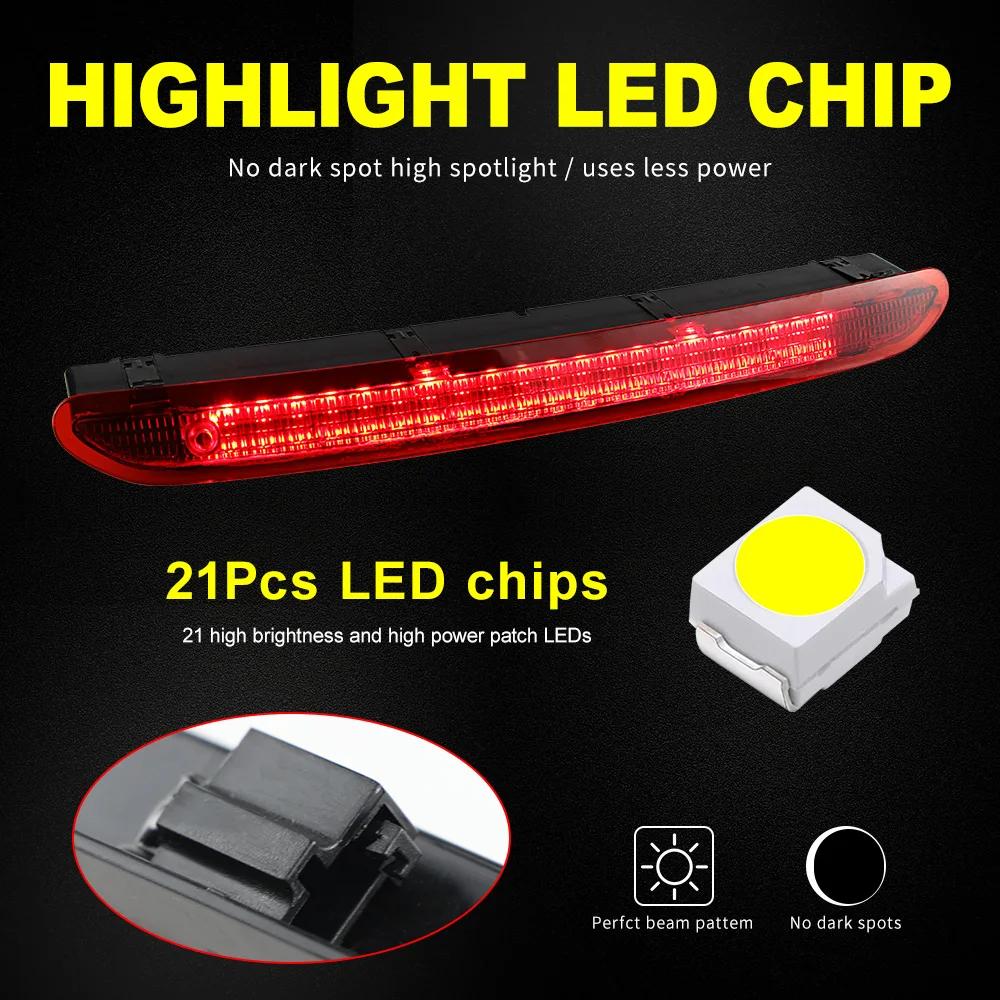 1pcs Voiture Troisième enquêter Stop LED enquêter Stop CANbus pour VW Golf 6 Mk6 Polo-6R 2012-2017 5