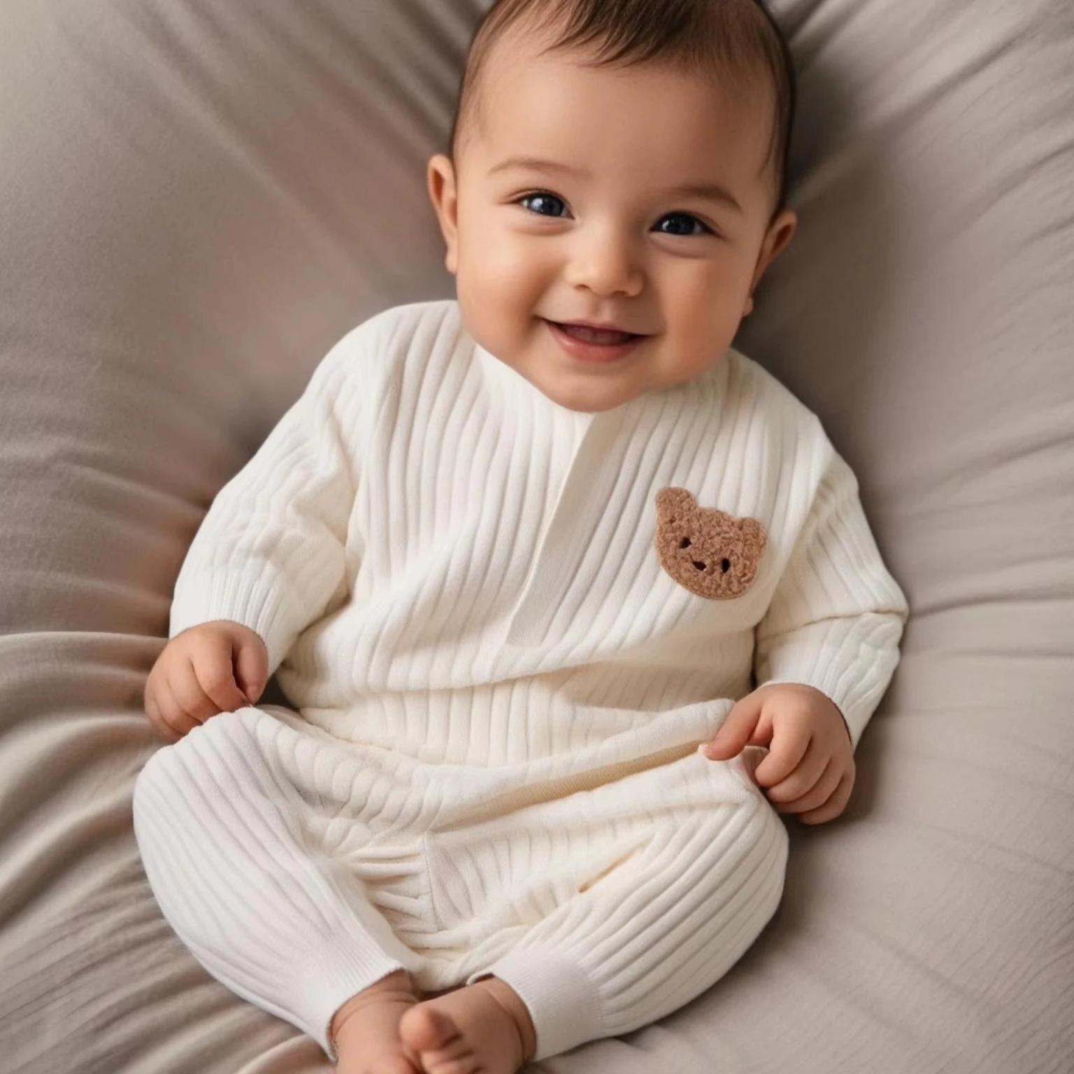 Vêtements d'automne pour bébé, body et une pièce pour garçons et filles, barboteuse pour nouveau-né,