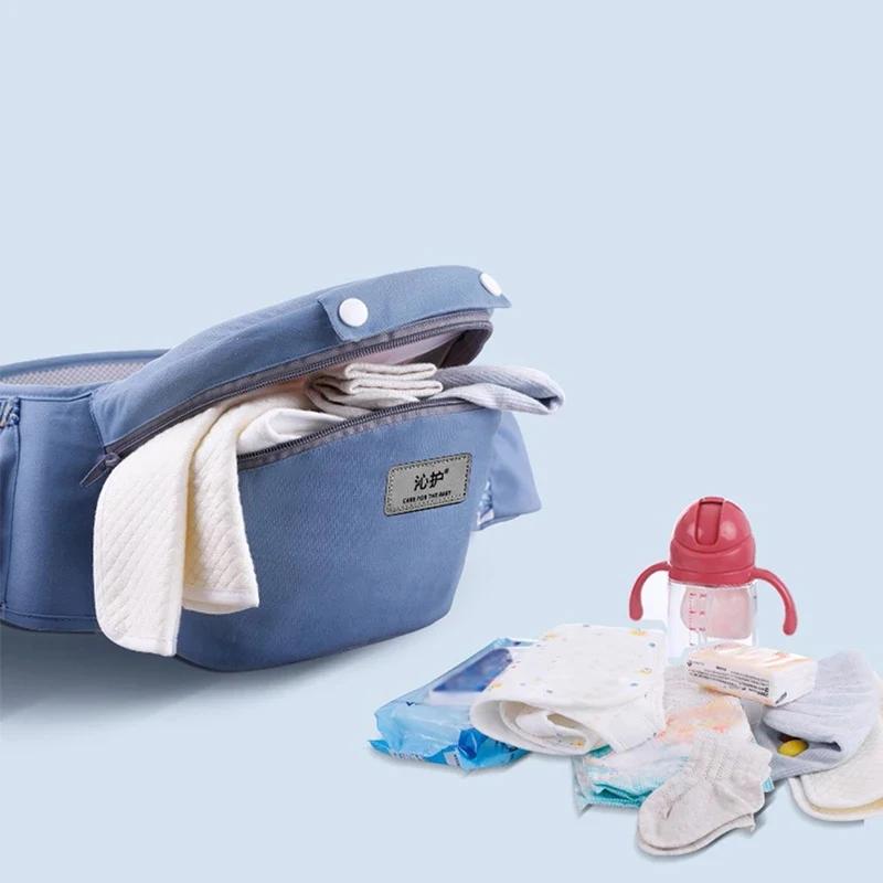Porte-bébé Ergonomique Nouveau-né avec Siège de Hanche, Porte-bébé Kangourou Ergonomique Face Avant,
