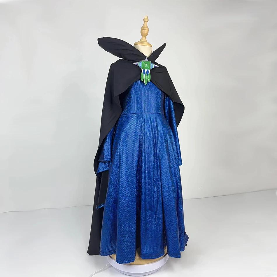 Costume de reine maléfique blanche-neige pour filles, vêtements de spectacle sur scène pour enfants,