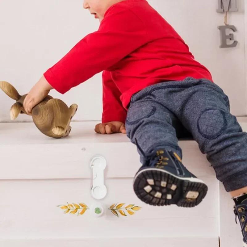 Serrures de porte multifonctionnelles pour la sécurité de bébé, serrure d'armoire, sécurité des enfa