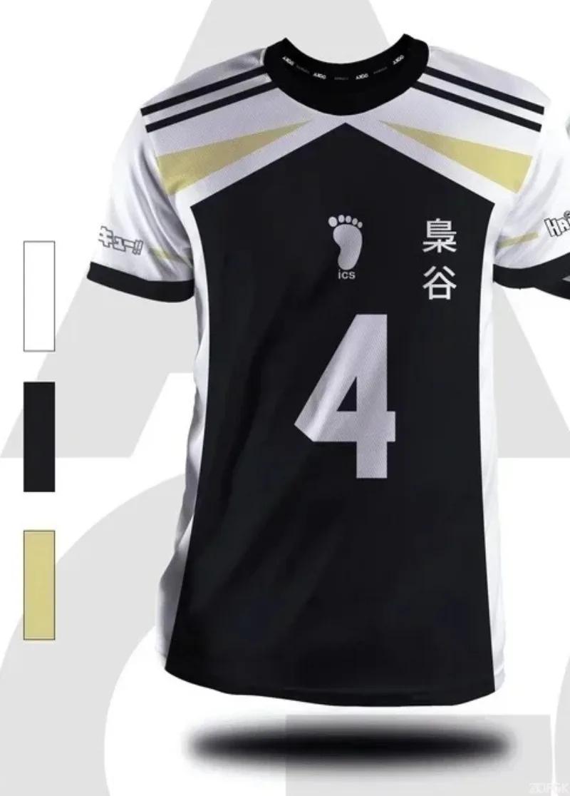 Haikyuu Fukurodani Bokuto Anime hommes T-Shirts 2025 nouvelle mode d'été maillot décontracté col ron