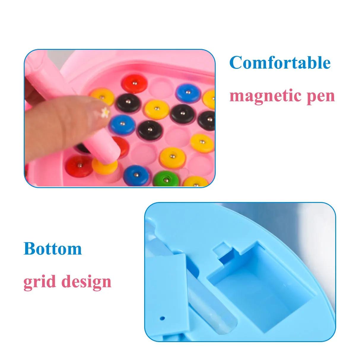 Tableau magnétique pour enfants avec stylo et perles, jouet de dessin, cadeau Montessori, garçons et