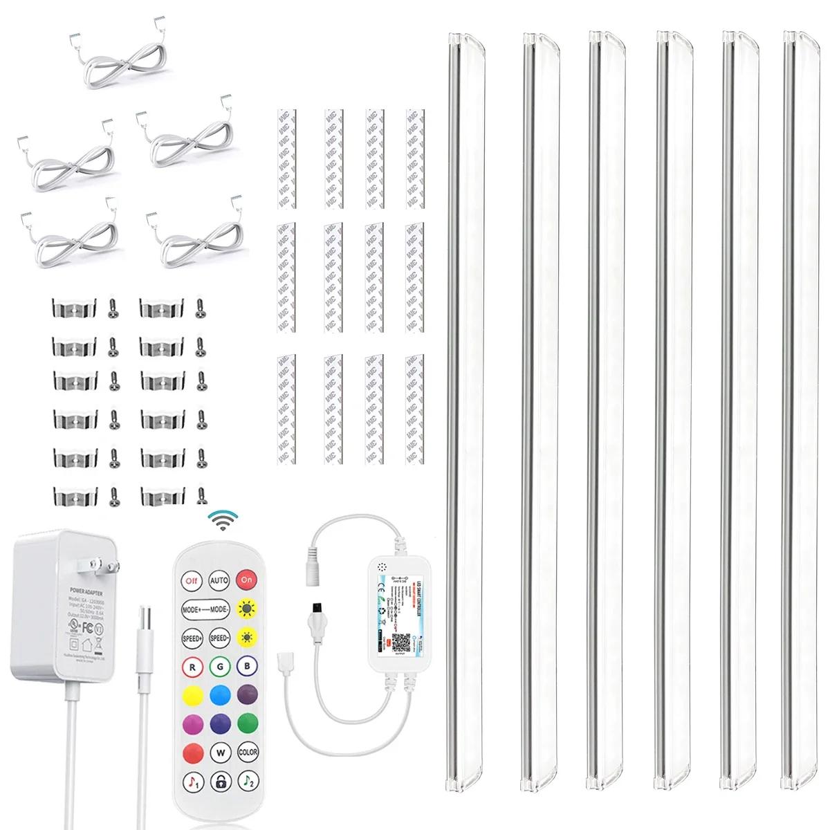 DC12V 30CM LED lumières armoire éclairage Tuya Wifi intelligent 5050 RGB lampe à intensité variable 