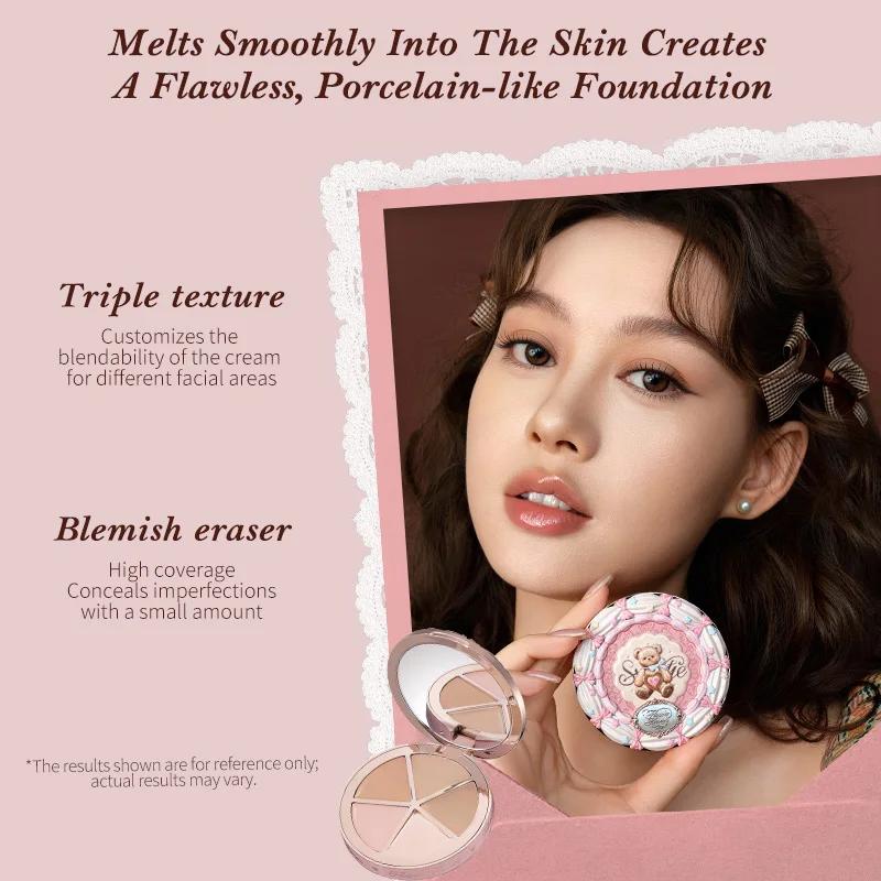 [NOUVEAU] Palette de correcteurs 4 couleurs Flower Knows The Sweetie Bear Collection