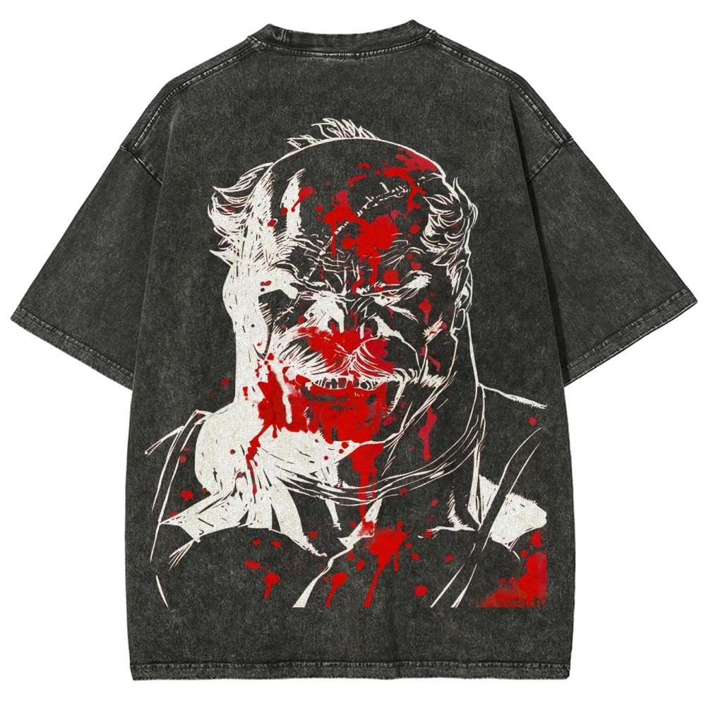 T-shirt unisexe nouveau modèle délavé, pour les fans d'anime Invincible, vêtements de caractère tout