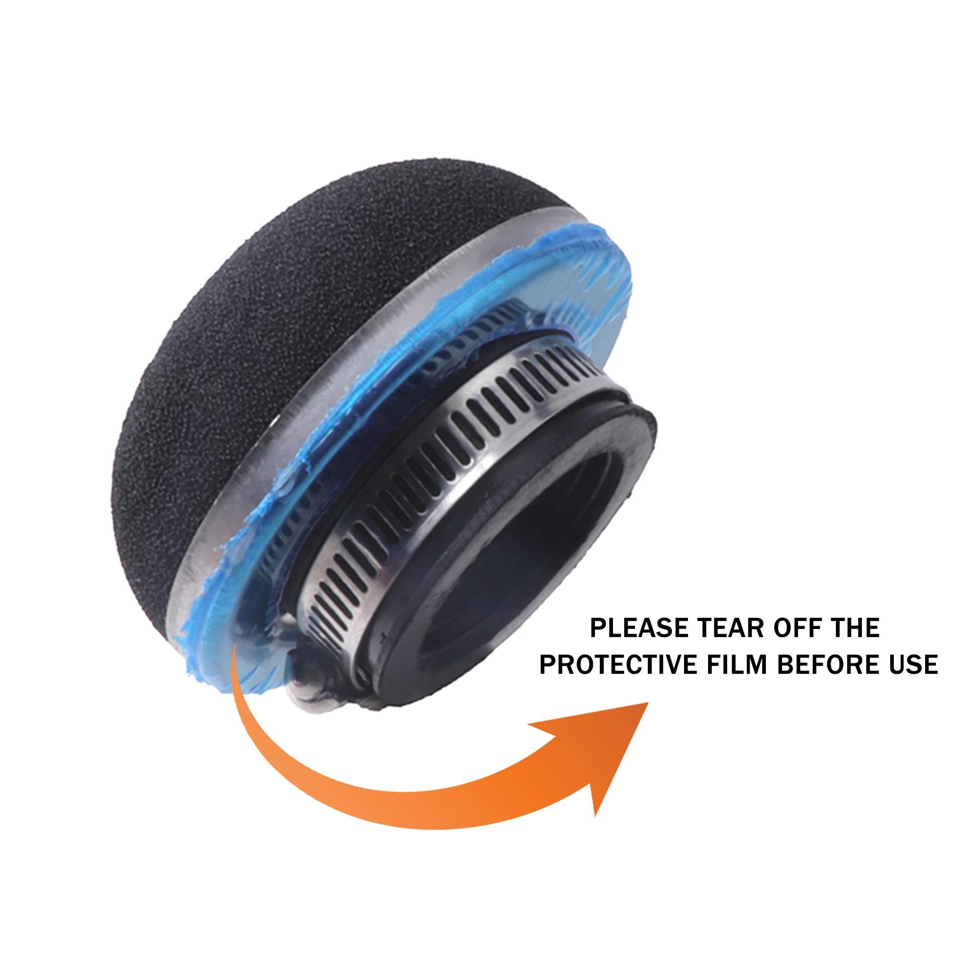 Filtre à Air en mousse droite pour Moto, 28/32/35/38/42/45/50/54/58MM, éponge nettoyante pour moteur