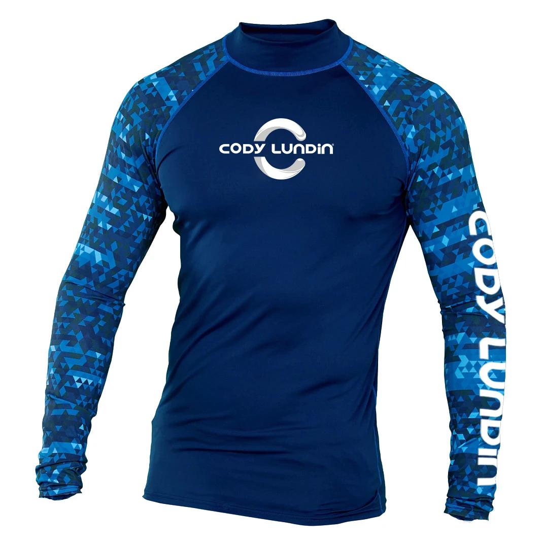 Surf natation plongée T-Shirts Compression longue éruption garde maillots de bain hommes Protection 