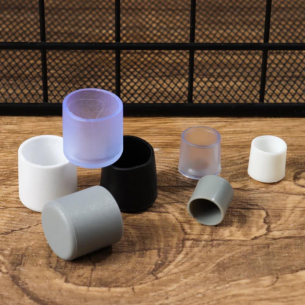 Coussinets en silicone coordonnants pour pieds de chaise en PVC, housses rondes astronomiques, prote
