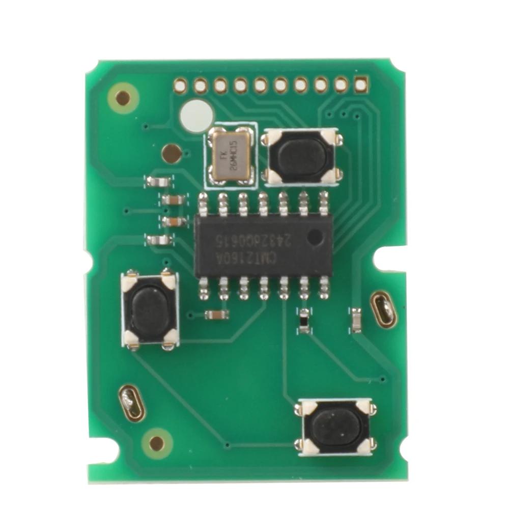 Jingyuqin – Circuit imprimé pour clé télécommande de voiture à 3 boutons, 315/433MHZ, interchangeabl
