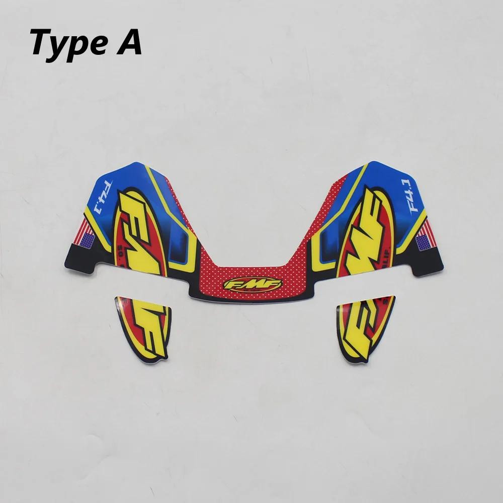 FMF autocollant 4T moto silencieux d'échappement tuyau décalcomanies étanche (30 cm x 17 cm) univers
