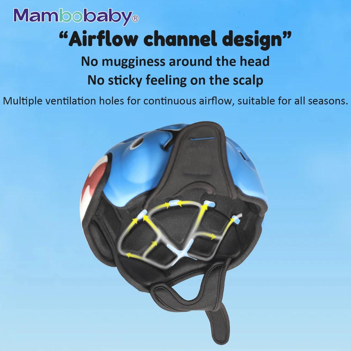 Mambobaby Casque Anti-Choc Safe pour bébé, couvre-chef de protection de tête pour nourrissons, appre