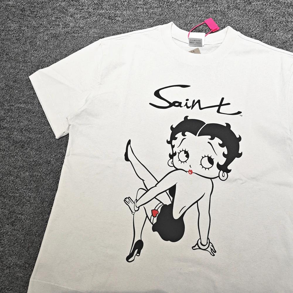 Yao mode Saint de Michael Streetwear Vintage Baggy surdimensionné conception commune graphiques impr