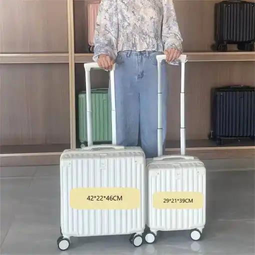 Valise cabine 14 pouces, multi-types, pour voyages de 1 à 2 jours ou de 2 à 3 jours