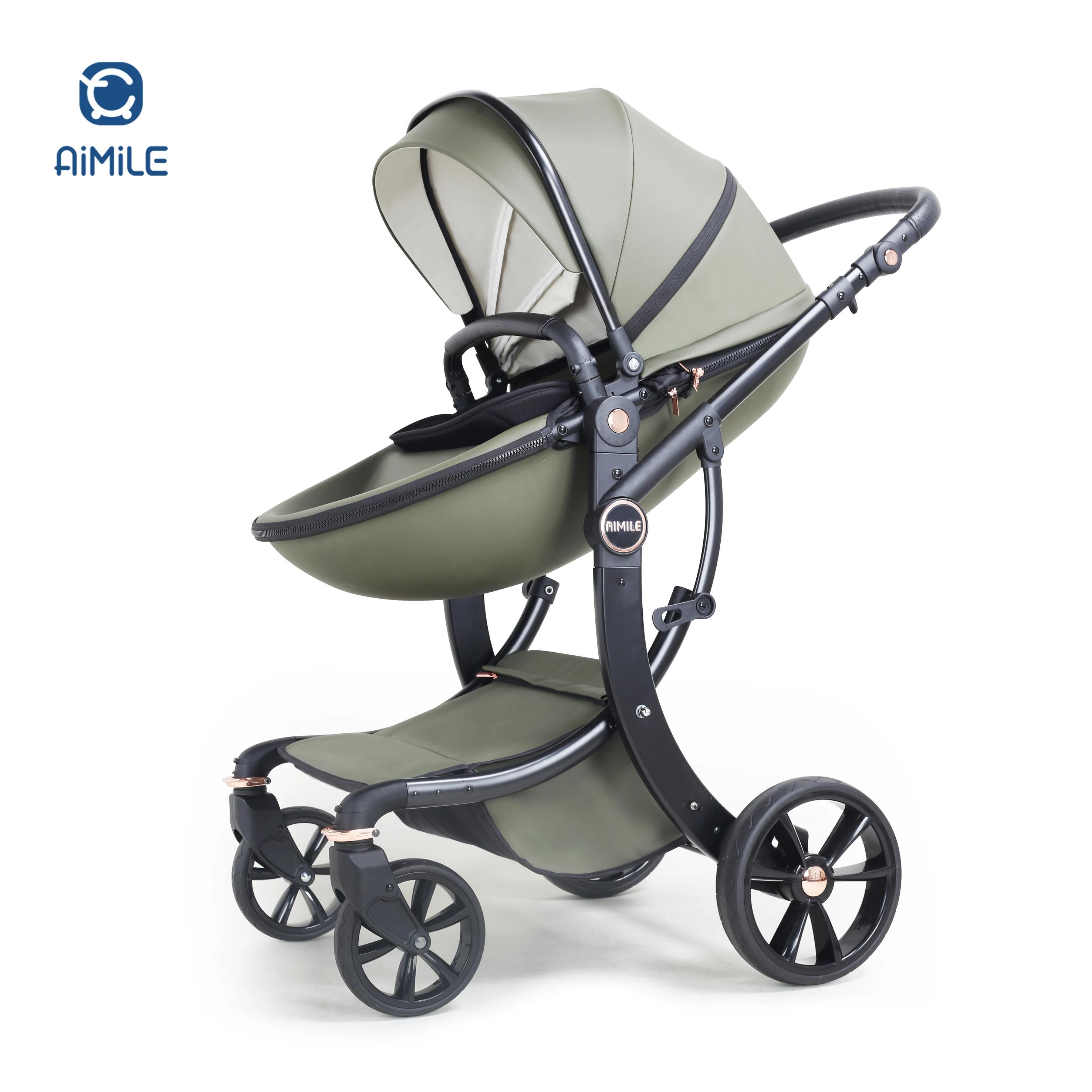Haute qualité 3 en 1 bébé poussette de luxe multifonctionnel bébé landau bébé poussettes