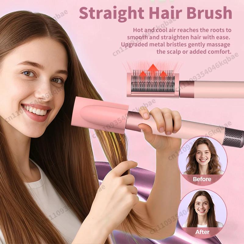 Sèche-cheveux multi-styles 6-en-1 Sencicimen avec brosse ionique négative pour coiffage automatique 