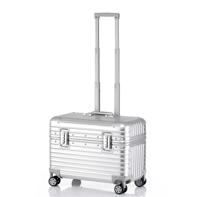 Bagage à main moderne en alliage d'aluminium et magnésium, 18/20/22 pouces, approbation de l'air, ch