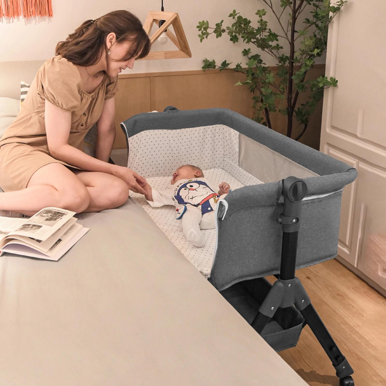 Lit à bascule pour bébé, berceaux pour bébé, berceau pour bébé, lit de voyage portable pour bébé, be