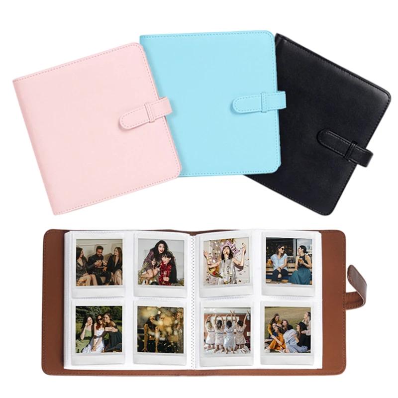 Album photo carré 288 emplacements pour photos Instax Kodak Mini Shot croissance enfants PU
