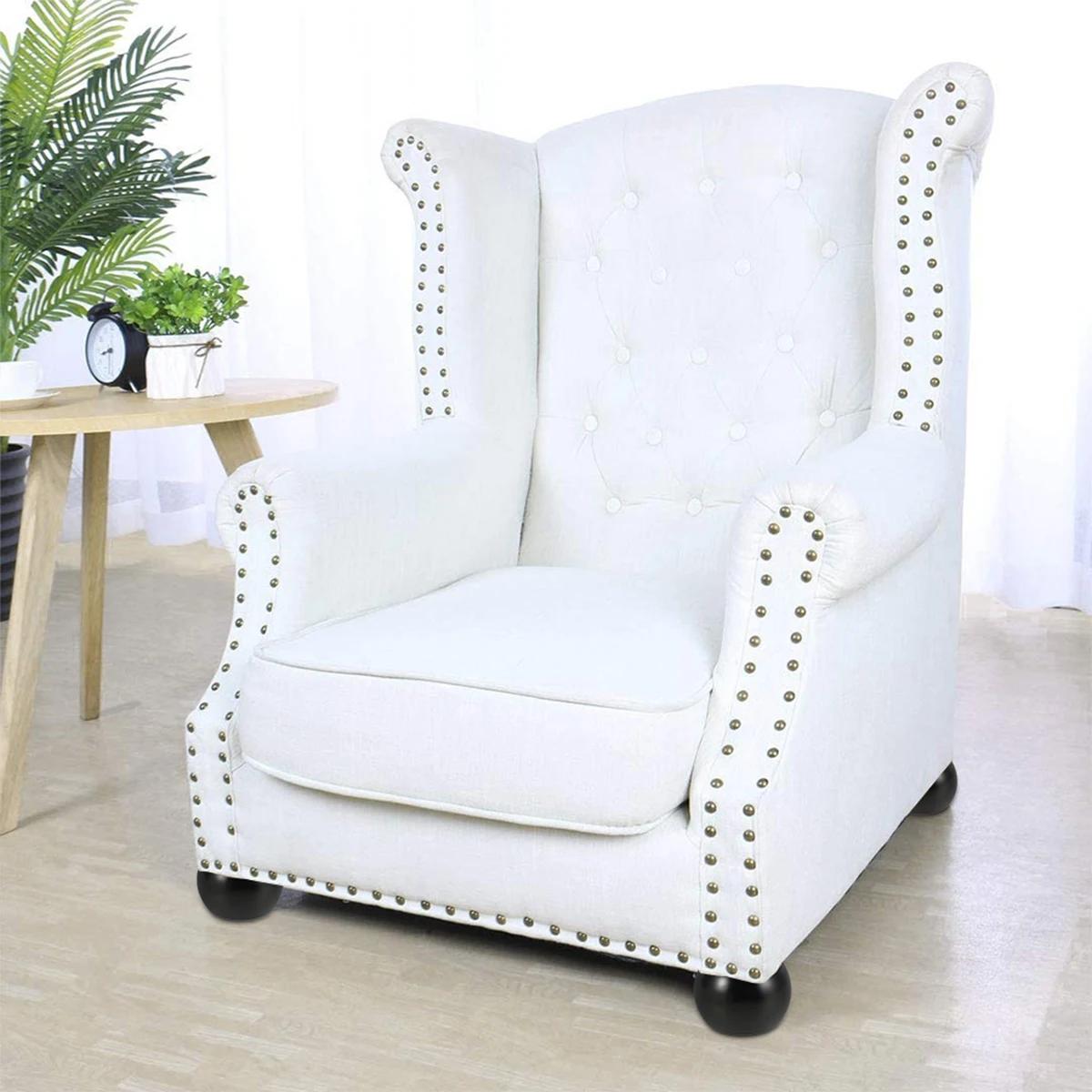 Pieds de meubles en bois massif, pieds de chignon de forme ronde, pieds de canapé de remplacement, p