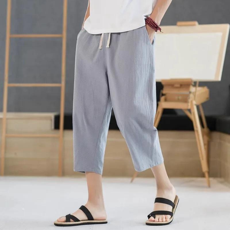 2025 nouveaux pantalons courts hommes Shorts été glace soie à la mode droite grande taille sport pan