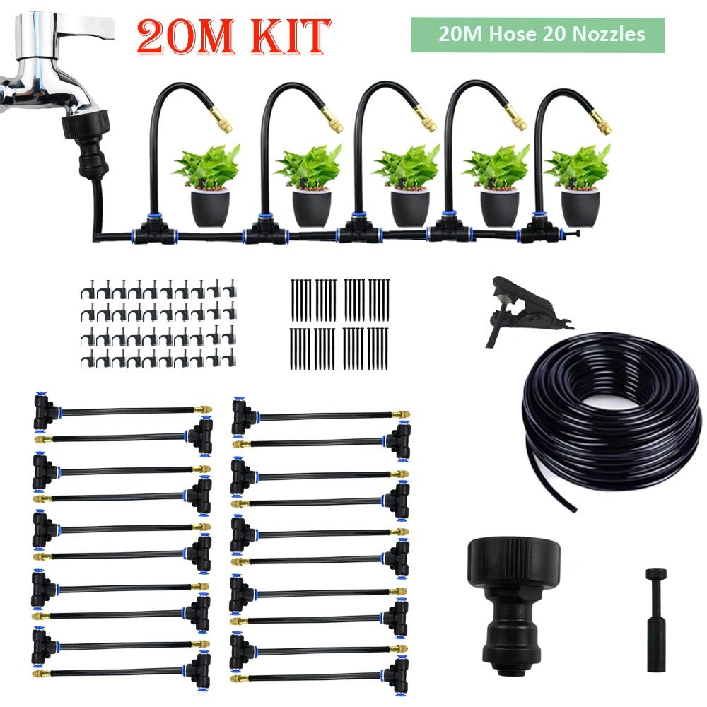Kit de pulvérisation universel à flexion libre, bricolage, pour serre, jardin, fleurs, plantes, arro