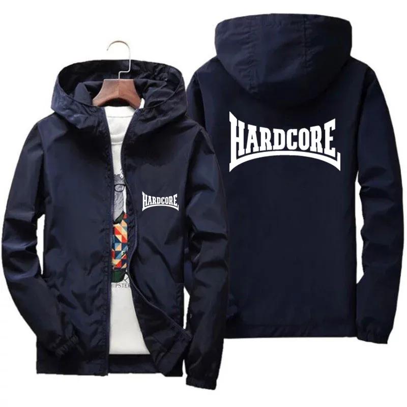 Veste Hardcore coupe-vent manteau de pilote vestes de bombardier à fermeture éclair pour hommes impe