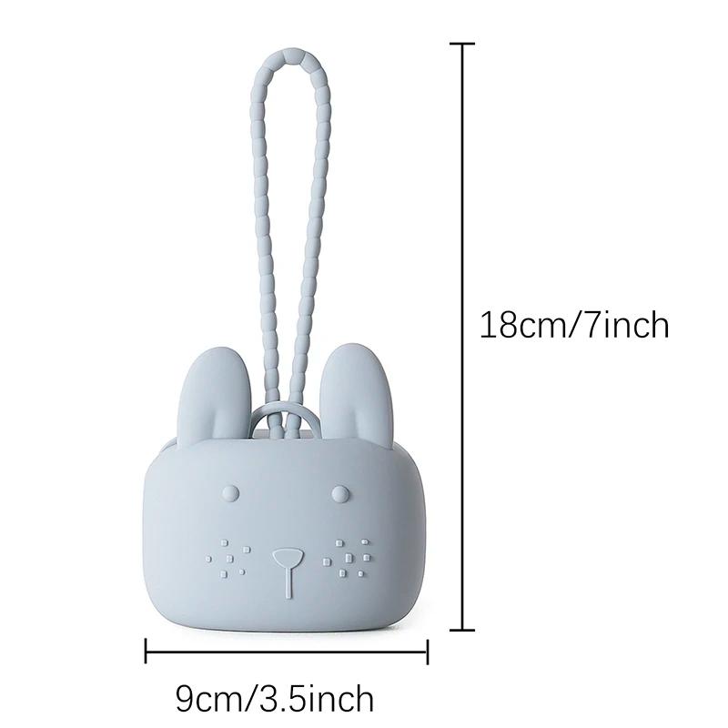 1pc bébé Silicone porte-sucette étui, 100% Silicone souple porte-mamelon conteneur boîte garder suce