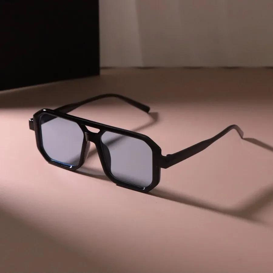 Lunettes de soleil carrées punk colorées pour femmes et hommes, lunettes de soleil pour femmes, rect