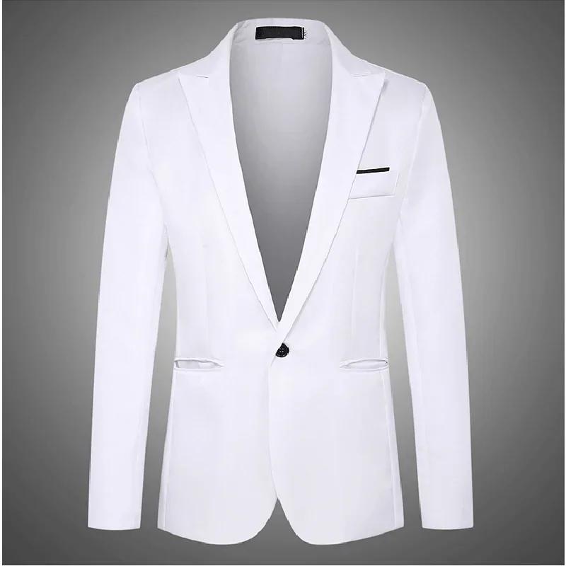 Veste de costume d'affaires décontractée pour hommes, tendance, légère, luxueuse, Slim, sans repassa