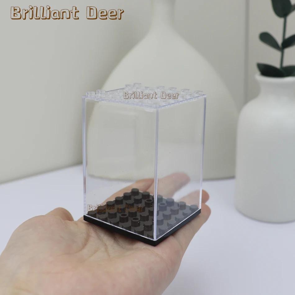 Boîte d'affichage empilable en acrylique pour blocs de construction, support de figurines, modèle de